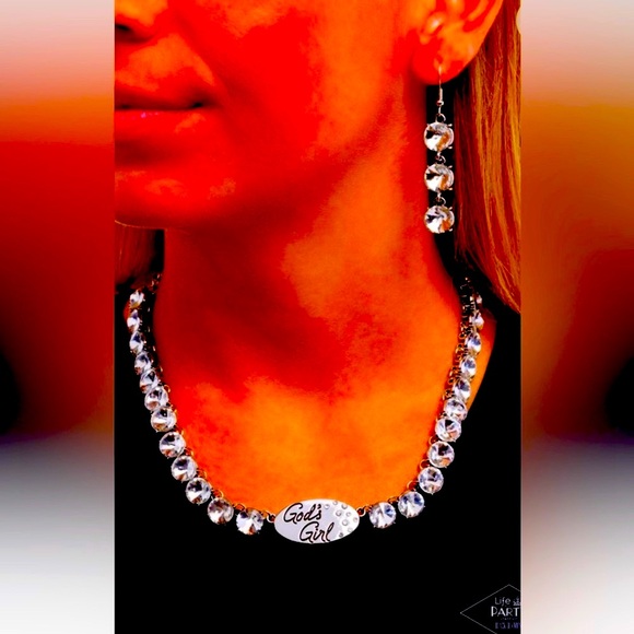 🙏💎 $15 SET❗️ INSPIRATIONAL❗️PAPARAZZI “GOD’S GIRL” WHITE NECKLACE & BRACELET❗️💎🙏 - Picture 6 of 10